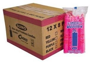 Sumo Premium Candle - Pink